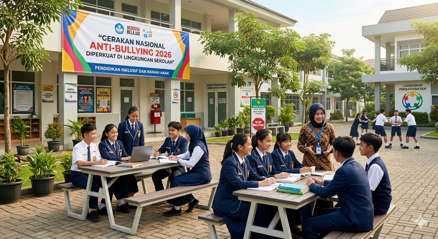 Gerakan Nasional Anti-Bullying 2026 Diperkuat di Lingkungan Sekolah